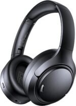 Hybrid Active Noise Cancelling Bluetooth 6.0 Headphones 120H Long Playtime, 6 ENC Mic, Over Ear Headphones Wireless, Hi-Res Audio, Memory Foam Earcup, Transparency Mode ANC Headphone for Travel Office