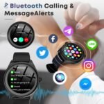 Smart Watch for Men, 1.39" HD Touchscreen Smartwatch with 120 Sports Modes, AI Voice Assistant, Heart Rate/Sleep Monitor, Bluetooth Call & Music Control Fitness Watch for iPhone/Android (Black) - Image 6