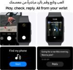 SAMSUNG Galaxy FIT 3 [2025, 40MM] 1.6" AMOLED Display | IP68 Water Resistant | 14 Days Battery Life | 100+ Watchfaces | 100+ Exercise Modes | International Model (Fast Charger Bundle, Black) - Image 6