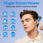 Wireless Earbuds, Bluetooth5.4 Headphones with Deep Bass Stereo, 48H Playback Ear Buds with LED Power Display, Lightweight, IPX7, in-Ear Earphones with Mic for iPhone/Android, Pad - Image 7