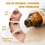VGO Vitamin C Serum for Face, Vit C Anti Aging Serum with Hyaluronic Acid & Vitamina E, Deep Hydration Facial Care for All Skin Types, 1.01oz / 30ml - Image 4