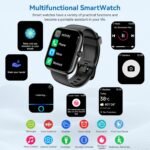 Smart Watch with Alexa Built-in 2026 Fitness Tracker 1.83" HD Bluetooth Calls and Notifications Heart Rate Sleep Monitor Fitness Watch IP68 Waterproof with 120+ Sport Modes for iPhone Android (Black) - Image 6