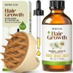 Rosemary & Castor Hair Growth Oil + Scalp Massager Set