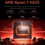 KAIGERR Gaming Laptop, 24GB DDR5 512GB NVMe SSD Laptop Computer with AMD Ryzen 7 H255(8C/16T, Up to 4.9GHz), 16.0 inch Windows 11 Laptop, Radeon RX Vega 8 Graphics,WiFi 6, Backlit KB - Image 3