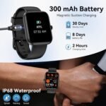 Smart Watch for Men Women with Alexa Built-in, Bluetooth Calling, 1.83'' HD Touch Screen Fitness Tracker with Heart Rate/Sleep Monitor, 120+ Sports Modes, IP68 Water-Resistant Watch for Android & iOS - Image 7