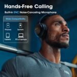 YUMONDEAR Bluetooth Headphones Over Ear, 80H Playtime, HiFi Stereo, 3 EQ - Image 7
