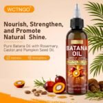 Batana Oil for Hair Growth–100% Pure Unrefined with Rosemary, Castor & Pumpkin Seed Oils, Infused with Biotin | Strengthens, Repairs Scalp, Nourishes & Reduces Hair Loss for Men & Women– 4 oz x 2 Pack - Image 6