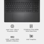 Dell 15.6 Laptop, FHD, Intel Core Ultra 5 225U, 16GB RAM, Windows 11 Home | Anti-Glare 300 Nits WVA, Intel Graphics, DDR5, 512GB SSD, Backlit Keyboard, Wi-Fi 6, Carbon Black, Business Ready, D15260 - Image 16