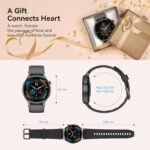 Smart Watch for Men Women, Answer/Make Call, 1.32'' AMOLED Ultra-Clear Screen Fitness Tracker with Heart Rate/Sleep/SpO2 Monitor, Smartwatch for iPhone/Samsung/Android, 110 Sport Mode, 3ATM Waterproof - Image 8