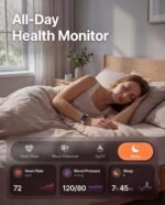 Smart Watch, Fitness Watch for Women Men with 24/7 Heart Rate/Blood Pressure Monitor,Pedometer, Sleep Tracker, 120+ Sport Modes, IP68 Waterproof Activity&Fitness Tracker Compatible with Android iPhone - Image 2