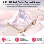 Curve Smart Watch for Men Women, 1.91" Smartwatches with 120+ Sport Modes, Fitness Tracker with Bluetooth Call, Heart Rate, Waterproof Activity Tracker Smartwatch for iOS Android Phones - Image 2