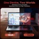2026 15.6" FHD Gaming Laptop, AMD Ryzen 7 6800H(up to 4.7GHz), 24GB RAM, 1TB NVMe SSD, Windows 11 Pro Laptop Computer with Backlit Keyboard, 6 Ports for Gaming, Programming, Video Editing - Image 9