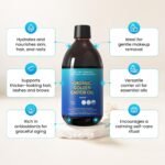 Organic Golden Castor Oil - [16.9oz (500ml)]-100% Pure for Hair, Skin, Nails, Brows & Lashes Deep Hydration & Smoothing Promotes Hair & Brow Growth Makeup Clean- Hexane-Free - USDA Certified - Image 2
