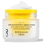 Beekman 1802 Milk RX Advanced Better Aging Face Cream, 1.69 fl oz | Collagen Moisturizer, 4x Retinol Alternative with Goat Milk Exosomes & Polypeptide, Firming Cream