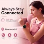 Smart Watch for Women, Bluetooth Answer/Make Calls, 1.83"HD Screen, 2 Bands | IP67 Waterproof Fitness Tracker, Heart Rate/Sleep Monitor, DIY Dial, Multi-Sport Modes Pedometer, Smartwatch for iOS/Android - Image 7