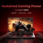 2026 15.6" FHD Gaming Laptop, AMD Ryzen 7 6800H(up to 4.7GHz), 24GB RAM, 1TB NVMe SSD, Windows 11 Pro Laptop Computer with Backlit Keyboard, 6 Ports for Gaming, Programming, Video Editing - Image 2