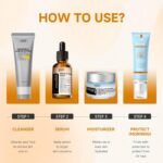 VGO Vitamin C Serum for Face, Vit C Anti Aging Serum with Hyaluronic Acid & Vitamina E, Deep Hydration Facial Care for All Skin Types, 1.01oz / 30ml - Image 7