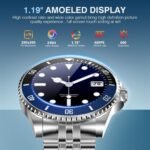 GPT Smart Watch for Men, Answer/Make Call, Fitness Tracker, IP67, 44mm | 1.19" AMOLED Display, 24/7 Heart Rate/Blood Oxygen/Blood Pressure/Sleep Monitor, 107 Sports Modes, Compatible Android iPhone - Image 7