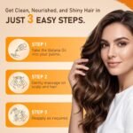 Batana Oil for Hair Growth–100% Pure Unrefined with Rosemary, Castor & Pumpkin Seed Oils, Infused with Biotin | Strengthens, Repairs Scalp, Nourishes & Reduces Hair Loss for Men & Women– 4 oz x 2 Pack - Image 8