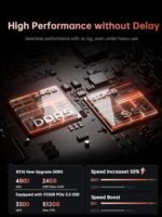 KAIGERR 2026 Gaming Laptop, 24GB DDR5 512GB NVMe SSD Laptop Computer with AMD Ryzen 7 H255(8C/16T, Up to 4.9GHz), 16.0 inch Windows 11 Laptop, Radeon RX Vega 8 Graphics,WiFi 6, Backlit KB - Image 3