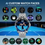 GPT Smart Watch for Men, Answer/Make Call, Fitness Tracker, IP67, 44mm | 1.19" AMOLED Display, 24/7 Heart Rate/Blood Oxygen/Blood Pressure/Sleep Monitor, 107 Sports Modes, Compatible Android iPhone - Image 6