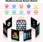 Curve Smart Watch for Men Women, 1.91" Smartwatches with 120+ Sport Modes, Fitness Tracker with Bluetooth Call, Heart Rate, Waterproof Activity Tracker Smartwatch for iOS Android Phones - Image 6