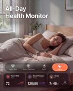 Smart Watch, Fitness Watch for Women Men with 24/7 Heart Rate/Blood Pressure Monitor,Pedometer, Sleep Tracker, 120+ Sport Modes, IP68 Waterproof Activity&Fitness Tracker Compatible with Android iPhone - Image 2