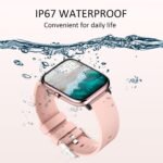 Smartwatch for Women - Call, Fitness Tracker, Heart Rate & Sleep Monitor, 1.69" Touch Screen, Waterproof - For Android & iPhone, Pink - Image 8