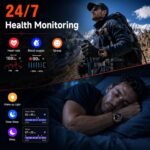KPEP Smart Watch for Men (Answer/Make Call) - 1.53" HD Military Smartwatch - Image 5