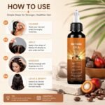 Natural Batana Oil for Hair Growth with Rosemary, Castor, and Pumpkin Seed Oils,Strengthen Hair Roots Make Smooth,Hair Growth Thickening Product - Hair Loss Treatments for Women Men,3.38 fl oz - Image 7