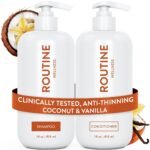 Routine Wellness Anti-Thinning Shampoo & Conditioner - Vanilla & Coconut