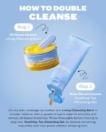 Then I Met You Living Cleansing Balm, Makeup Remover Oil Cleanser Face Wash | Korean Skin Care Cleansing Oil, Facial Cleanser For Sunscreen, Waterproof Makeup, & Eye Makeup, Non-Stripping Cleansing Balm - Image 6