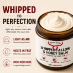 Organic Beef Tallow for Skin & Face - Whipped Honey Balm, Unscented (4 OZ) | Whipped Beef Tallow Moisturizer for Face and Body, Grass Fed Honey Tallow Balm, Unscented, Eczema and Rosacea Relief - Image 8