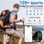 Smart Watch with Alexa Built-in 2026 Fitness Tracker 1.83" HD Bluetooth Calls and Notifications Heart Rate Sleep Monitor Fitness Watch IP68 Waterproof with 120+ Sport Modes for iPhone Android (Black) - Image 5