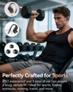 Wireless Earbuds with Ear Hooks, Running Headphones, Ear Buds for Sports - Image 5