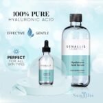 Hyaluronic Acid Serum 8 fl oz And 2 fl oz, Made From Pure Hyaluronic Acid, Anti Aging/Wrinkle, Ultra-Hydrating Moisturizer That Reduces Dry Skin Manufactured In USA - Image 2