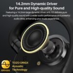 TOZO O2 Open Ear Wireless Earbuds,Multi-Angle Adjust 42H Bluetooth 5.3 | Multi-Angle Adjustable Comfort Fit Bluetooth Headphones, Rich Bass, Crystal Clear Calls, Perfect For Sport Driving Work - Image 4