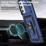 for Samsung Galaxy A26 5G Case with Camera Lens Cover HD Screen Protector, Dual Layer Military-Grade Drop Tested Magnetic Ring Holder Kickstand Protective Phone Case for Samsung Galaxy A26 5G (Navy) - Image 2
