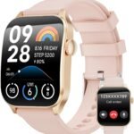 Curve Smart Watch for Men Women, 1.91" Smartwatches with 120+ Sport Modes, Fitness Tracker with Bluetooth Call, Heart Rate, Waterproof Activity Tracker Smartwatch for iOS Android Phones