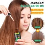 Jamaican Black Castor Oil - 100% Pure and Organic, Cold Pressed in Glass Bottles for Hair Growth, Eyebrow Nourishment, and Skin Hydration - Image 3
