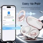 HAOYUYAN Sports Bluetooth Headphones, 80Hrs Playtime Wireless Earbuds with LED Power Display, IPX7 Waterproof Earphones for Workout/Running, Noise Canceling Headset Ear Buds - Image 4