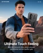 FNTCASE for Samsung Galaxy A17-5G Phone Case with Built-in Screen Protector | Rugged Kickstand, 20FT Military-Grade Drop Protection, Matte Textured, Heavy Duty Shockproof TPU Protective Cover - Image 8