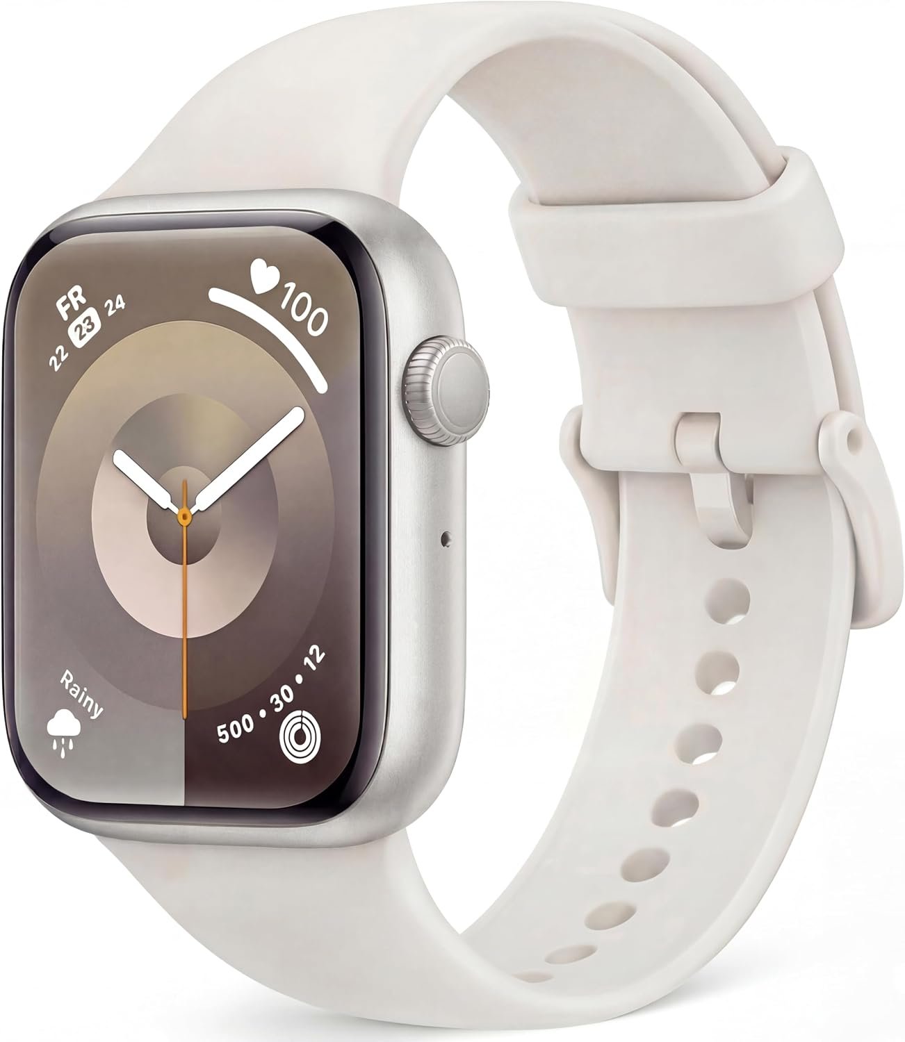 71tghRXAXnL._AC_SL1500_.jpg Smart Watch, Fitness Watch for Women Men with 24/7 Heart Rate/Blood Pressure Monitor,Pedometer, Sleep Tracker, 120+ Sport Modes, IP68 Waterproof Activity&Fitness Tracker Compatible with Android iPhone - Image 1