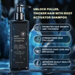 Root Activator Shampoo For Men - Hair Growth Shampoo for Hair Loss and Thinning Hair - 300 mL/10.1 fl oz - Image 2