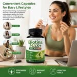 Biotin and Collagen Supplements, Biotina Max Colageno Capsules, 60 Count - Image 4