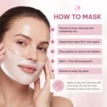 Bio-Collagen Face Mask Overnight – Hydrating Korean Sheet Mask – Niacinamide & Low Molecular Collagen – Firming & Smoothing Skincare for All Skin Types – 4 Masks - Image 2