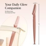 Kitsch Dermaplane Razor for Women Face – Terracotta, 12 pcs - Image 5