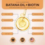 PRIME NATURAL Hair Oil - Batana, Rosemary, Pumpkin Seed, Castor, Almond & Peppermint Oil - Biotin Infused Frizzy & Dry Scalp Care - 2oz - Image 4