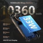 Ulefone Armor X16 Pro 5G Rugged Smartphone, 16GB+256GB MTK Dimensity 6300 Android 16, 64MP+25MP Main Camera, 10360mAh, 6.56" 120Hz Corning Gorilla Screen, IP68/69K Waterproof, Widevine L1 - Sand Dune - Image 3