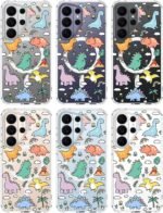 MOSNOVO for Samsung Galaxy S26 Ultra Clear Case, Fit for MagSafe, 6.6ft Military-Grade Shockproof Magnetic Protective Phone Cover,Dinosaur Land - Image 3